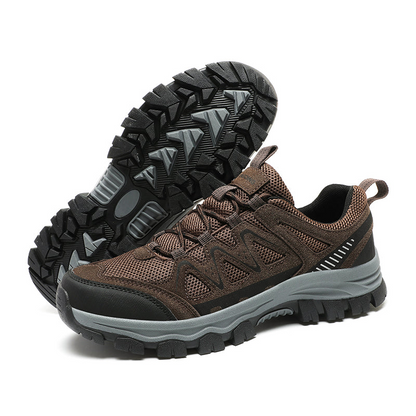 Men’s Athletic Work Shoes – Arch Support, Wide Toe Box, Breathable, Lightweight, Non-Slip, Built for Hiking & Outdoor Use