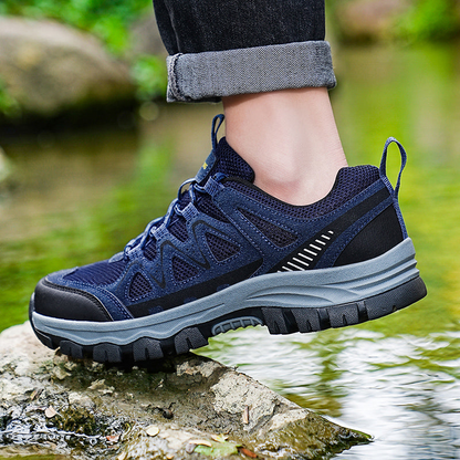 Men’s Athletic Work Shoes – Arch Support, Wide Toe Box, Breathable, Lightweight, Non-Slip, Built for Hiking & Outdoor Use