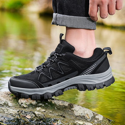 Men’s Athletic Work Shoes – Arch Support, Wide Toe Box, Breathable, Lightweight, Non-Slip, Built for Hiking & Outdoor Use