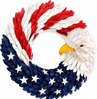 Patriotic Eagle Wreath